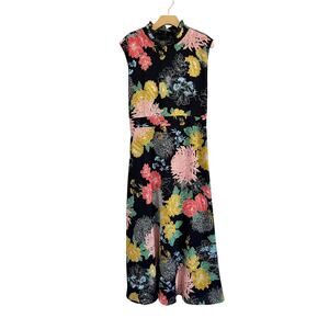 Uttam Boutique Floral Maxi Dress High Neck Modest Boho Plus Size 22